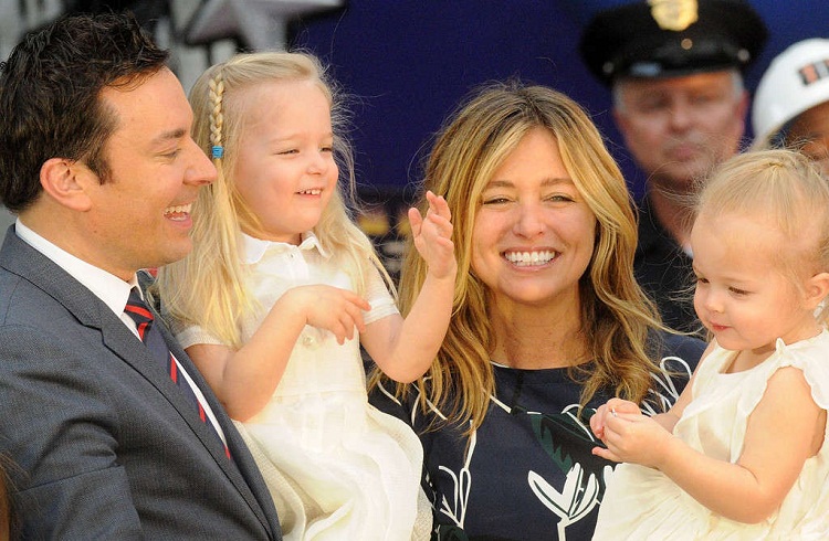 Nancy Juvonen and Jimmy Fallon